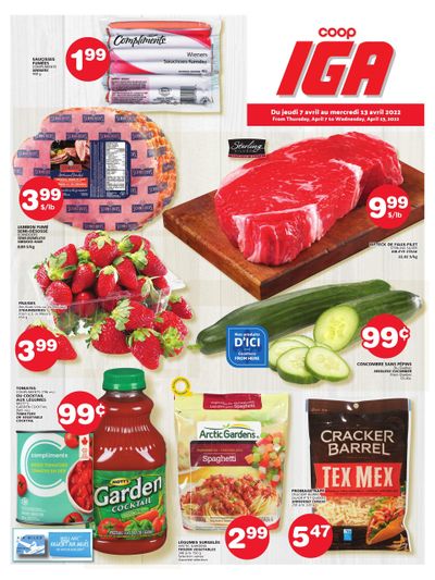 Coop IGA Flyer April 7 to 13