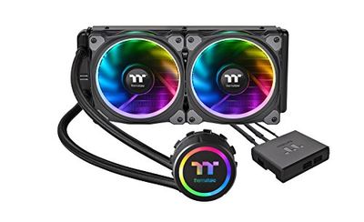 Thermaltake Floe 240mm, 16.8 Million Color Software Enabled (TT RGB Plus/Alexa/Razer Chroma), AMD (AM4)/Intel (LGA 2066/1200), AIO CPU Liquid Cooler CL-W157-PL12SW-A $89.99 (Reg $129.99)