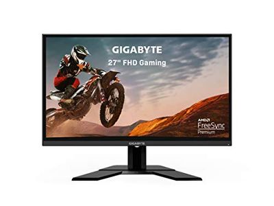 Gigabyte G27F 27" 144Hz 1080P Gaming Monitor, 1920 x 1080 IPS Display, 1ms (MPRT) Response Time, 95% DCI-P3, FreeSync Premium, 1x Display Port 1.2, 2X HDMI 1.4, 2X USB 3.0, Black (G27F-SA) $249.99 (Reg $296.11)