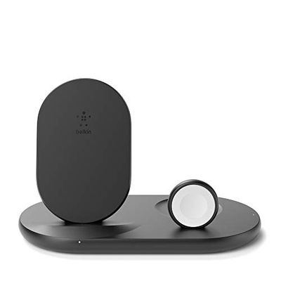 Belkin 3-in-1 Wireless Charger (Wireless Charging Station for iPhone, Apple Watch, AirPods) Wireless Charging Dock, iPhone Charging Dock, Apple Watch Charging Stand $129.46 (Reg $156.18) Belkin 3-in-1 Wireless Charger (Wireless Charging Station for iPhone, Apple Watch, AirPods) Wireless Charging Dock, iPhone Charging Dock, Apple Watch Charging Stand $129.46 (Reg $156.18)