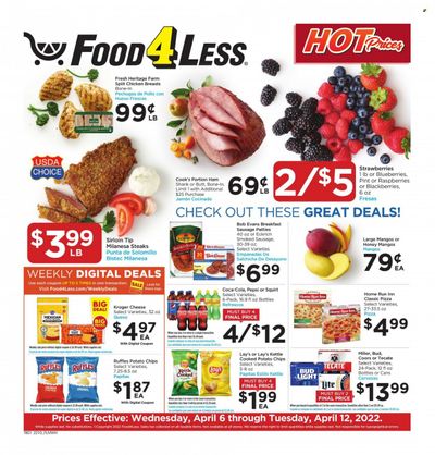 Food 4 Less (IL) Weekly Ad Flyer April 5 to April 12