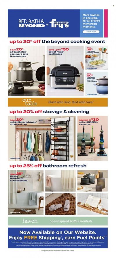 Fry’s (AZ) Weekly Ad Flyer April 5 to April 12