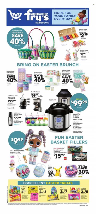 Fry’s (AZ) Weekly Ad Flyer April 5 to April 12