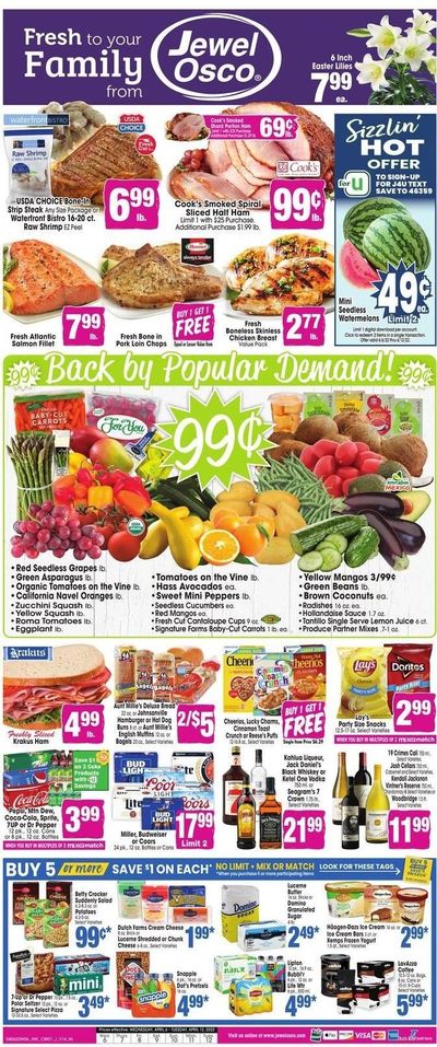 Jewel Osco (IN) Weekly Ad Flyer April 5 to April 12
