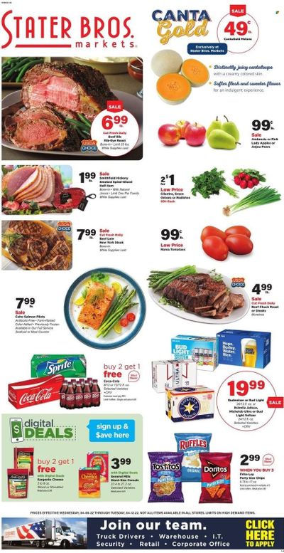 Stater Bros. (CA) Weekly Ad Flyer April 5 to April 12
