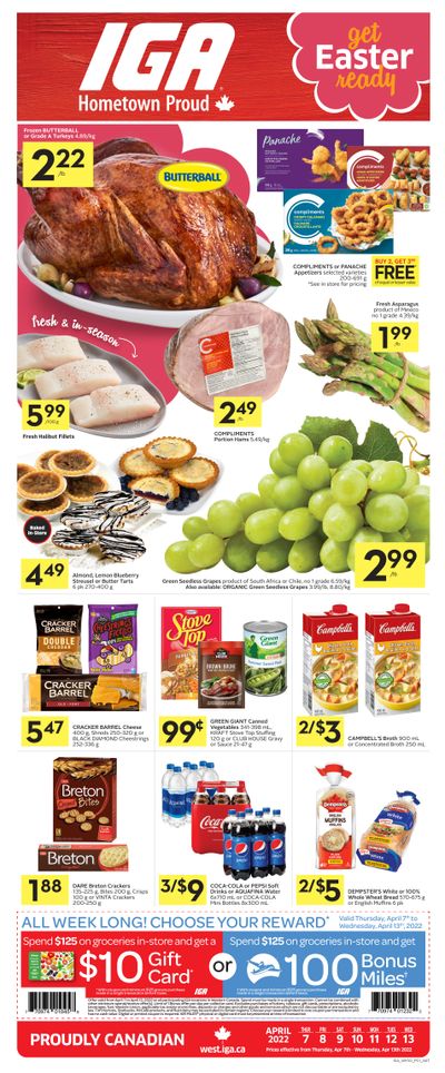 IGA (West) Flyer April 7 to 13