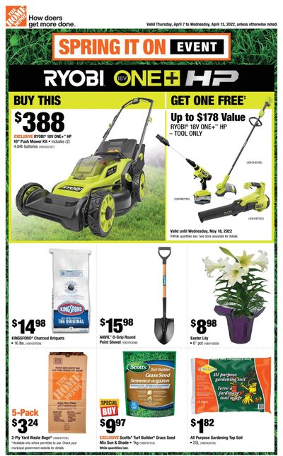 Home Depot (ON) Flyer April 7 to 13