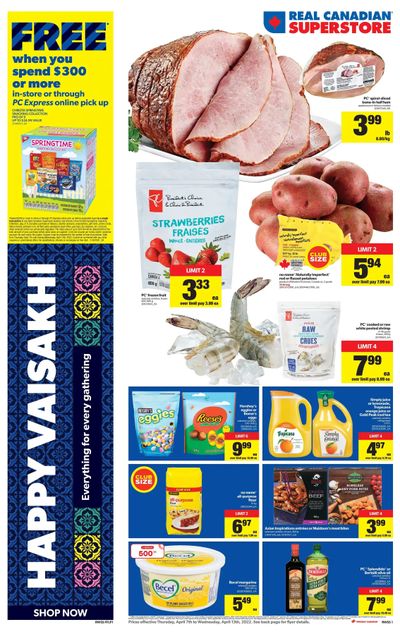 Real Canadian Superstore (West) Flyer April 7 to 13