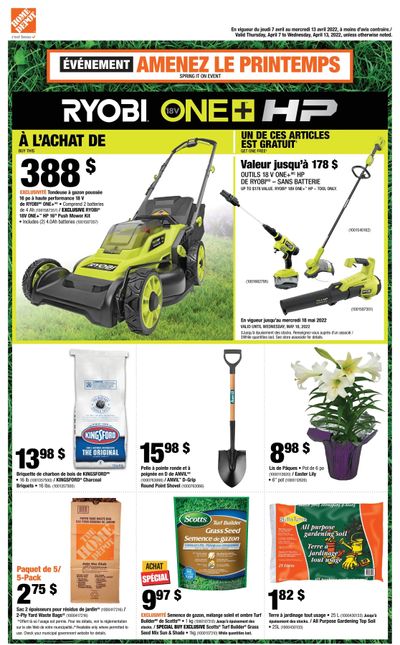 Home Depot (QC) Flyer April 7 to 13
