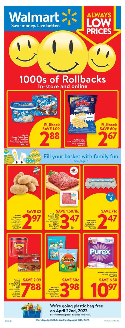 Walmart (West) Flyer April 7 to 13