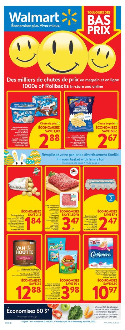 Walmart (QC) Flyer April 7 to 13