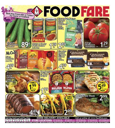 Food Fare Flyer April 2 to 8
