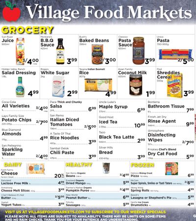 Village Food Market Flyer April 6 to 12