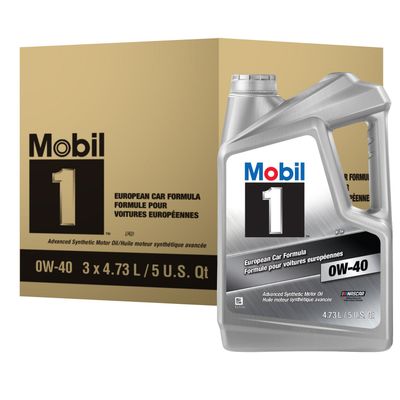 Mobil 1™ 0W-40 4.73L - Case On Sale for $ 85.41 On Sale for Walmart Canada