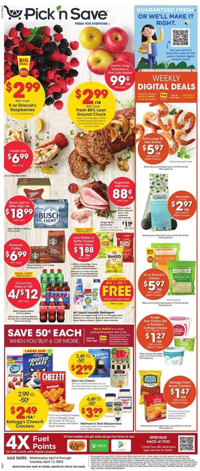 Pick ‘n Save (WI) Weekly Ad Flyer April 6 to April 13