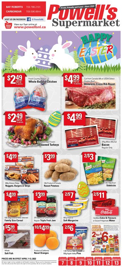 Powell's Supermarket Flyer April 7 to 13
