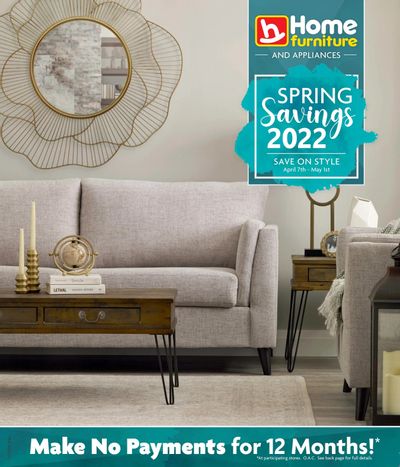 Home Furniture (Atlantic) Spring Savings 2022 Flyer April 7 to May 1
