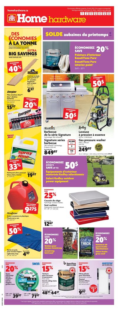 Home Hardware (QC) Flyer April 7 to 13