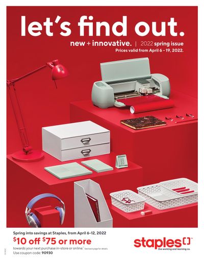 Staples Spring Guide April 6 to 19
