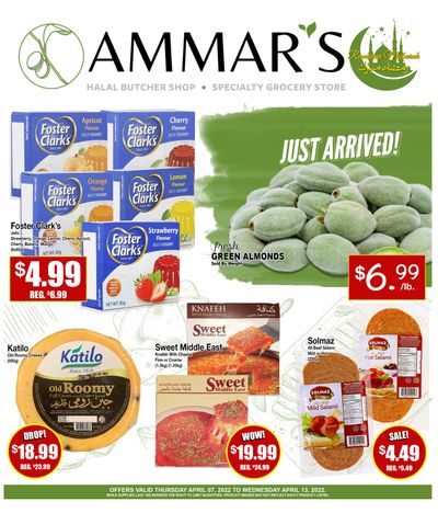 Ammar's Halal Meats Flyer April 7 to 13