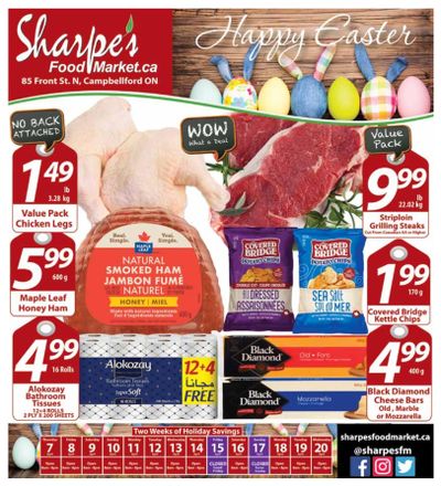 Sharpe's Food Market Flyer April 7 to 20