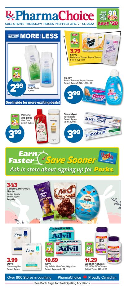 PharmaChoice (BC, AB, SK & MB) Flyer April 7 to 13