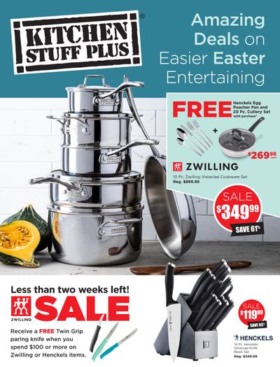 Kitchen Stuff Plus Flyer April 7 to 18