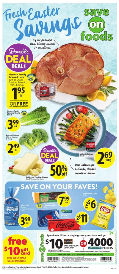 Save on Foods (SK) Flyer April 7 to 13