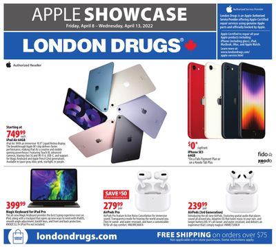 London Drugs Apple Showcase Flyer April 8 to 13