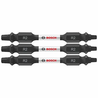 Bosch ITDESQ22503 3 Pc. Impact Tough 2.5 in. Square #2 Double-Ended Bits $10.91 (Reg $15.43)