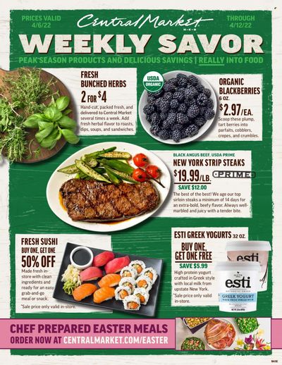 Central Market (TX) Weekly Ad Flyer April 7 to April 14