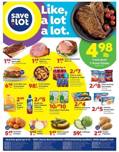 Save a Lot Weekly Ad Flyer April 7 to April 14