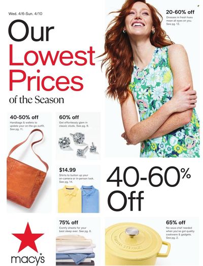 Macy's Weekly Ad Flyer April 7 to April 14