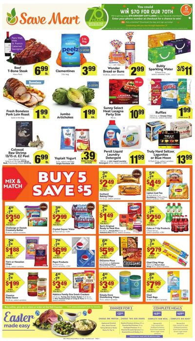 Save Mart (CA, NV) Weekly Ad Flyer April 7 to April 14