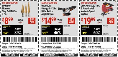 Harbor Freight Weekly Ad Flyer April 7 to April 14