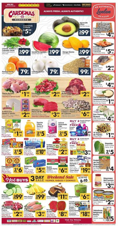 Cardenas (CA, NV) Weekly Ad Flyer April 7 to April 14