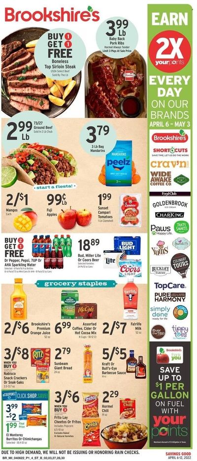 Brookshires (AR, LA, TX) Weekly Ad Flyer April 7 to April 14