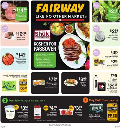 Fairway Market (CT, NJ, NY) Weekly Ad Flyer April 7 to April 14
