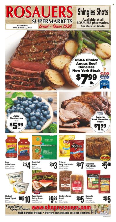 Rosauers (ID, MT, OR, WA) Weekly Ad Flyer April 7 to April 14