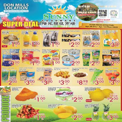 Sunny Foodmart (Don Mills) Flyer April 8 to 14