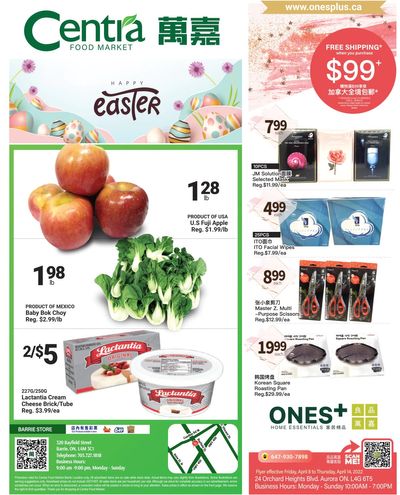 Centra Foods (Barrie) Flyer April 8 to 14