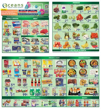 Oceans Fresh Food Market (Brampton) Flyer April 8 to 14