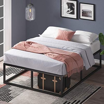 Zinus Modern Studio 14 Inch Platforma Bed Frame / Mattress Foundation with Wood Slat Support, King $170.66 (Reg $189.00)