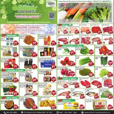 Ethnic Supermarket Flyer April 8 to 14