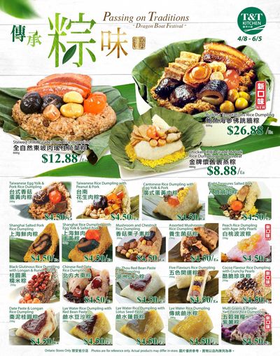 T&T Supermarket (ON) Dragon Boat Festival Flyer April 8 to June 5