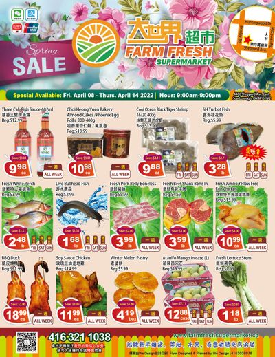 Farm Fresh Supermarket Flyer April 8 to 14