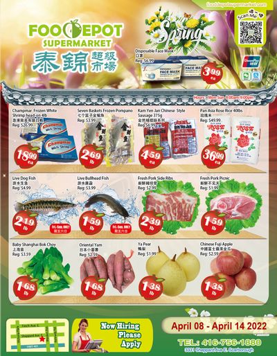 Food Depot Supermarket Flyer April 8 to 14