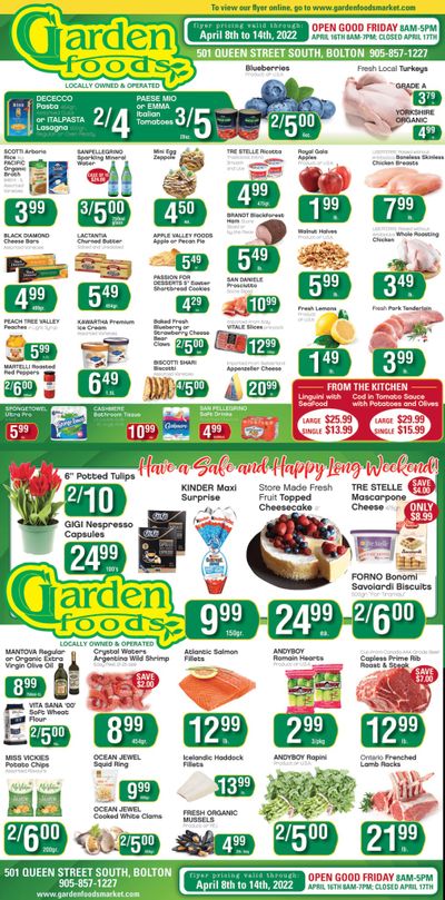 Garden Foods Flyer April 8 to 14
