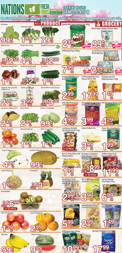 Nations Fresh Foods (Hamilton) Flyer April 8 to 14