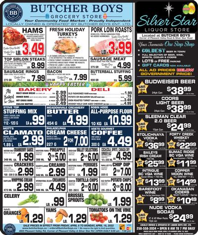 Butcher Boys Grocery Store Flyer April 8 to 18